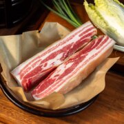 中华老字号，金字 五花咸肉 220g*2袋