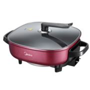 美的（Midea） 电火锅专用锅多用途锅电煮锅电热锅电炒锅小电锅MC-LHN30D 6L大容量可煎烤