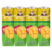 概率券:福兰农庄 100%苹果芒果复合果汁1L*4瓶*2件