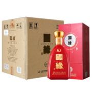 礼遇季、88VIP：今世缘 国缘k3 42度 柔雅浓香型白酒 500ml*4瓶 整箱装