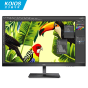 KOIOS K2722UB 27英寸4K Type-C HDR600 窄边框IPS升降旋转专业显示器 黑色