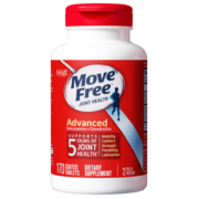Move Free益节氨糖维骨力软骨素片 美国进口氨基葡萄糖骨维力安糖非胶囊保护关节红瓶170粒