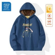 Jeanswest Club 真维斯Club 男士加绒加厚连帽卫衣 多色