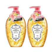 plus会员：MissLilly 玫瑰香氛花瓣沐浴露 520ml*2瓶
