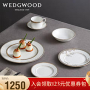 WEDGWOOD 威基伍德 王薇薇 Vera Wang 金色蕾丝四件组 骨瓷餐具套装