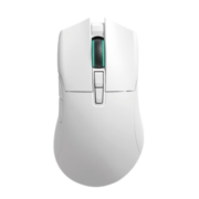 达摩鲨 N3 有线 无线 蓝牙三模鼠标 电竞游戏轻量化设计 右手人体工学 超长续航 PAW3395 N3白色
