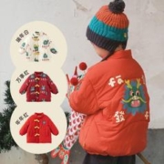 papa 爬爬 儿童棉服 新年龙老板