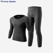 WASSUP UOSNE 男女同款无痕保暖内衣套装