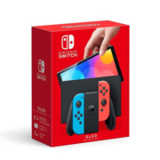 任天堂（Nintendo） Switch oled游戏机 续航加强版 掌机 NS 掌上游戏机便携 switch oled 日版续航版【红蓝现货】