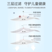 维德（WELLDAY）儿童款防护口罩一次性夏季柔软透气三层防护防尘防飞沫口罩防雾霾防沙尘暴 儿童口罩【50只/盒】（非独立）