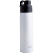 虎牌（TIGER）不锈钢真空吸管保冷杯 户外便携水杯杯子贝壳白0.5L MCS-A050-WR