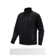 ARC'TERYX 始祖鸟 欧洲直邮ARC'TERYX/始祖鸟 KYANITE男士黑色立领抓绒保暖夹克外套