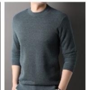 ROMON 罗蒙 仿雪貂绒毛衣 湖蓝色 2XL