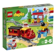 【自营】LEGO/乐高积木拼装玩具得宝系列蒸汽小火车10874益智拼搭