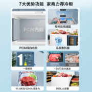 海信（Hisense）冰柜家用300升冰柜 冷冻冷藏转换冷柜 强效减霜电脑控温小冰箱 BD/BC-300ZNUM