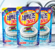 韩国山小怪洗衣机槽清洁剂山鬼清洗剂粉自动滚筒除垢去污