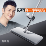 大卫【黄晓明同款】免手洗平板拖把高品质加厚拖布塑料面板P10