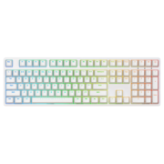 ikbc RGB键盘机械键盘rgb游戏键盘外设电竞cherry轴樱桃键盘87键 F210 白色 有线 cherry 红轴