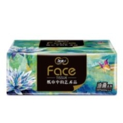 C&S 洁柔 Face艺术油画纸巾抽纸 4层80抽4包