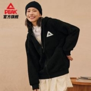 匹克泰迪绒摇粒绒连帽外套卫衣