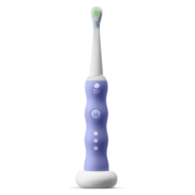 babycare儿童电动牙刷成长型1-6-12岁宝宝牙刷充电式全自动软毛刷 鸢尾紫