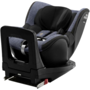 宝得适（BRITAX）双面骑士plus2代I-SIZE安全座椅牛仔蓝0-4岁适用无干扰360度旋转