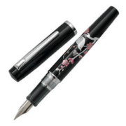 礼遇季：PLATINUM 白金 PROCYON莳绘系列 金属钢笔 莳绘海浪梅花黄莺 单支装 0.3/0.5mm