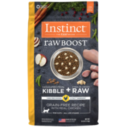 INSTINCT【防伪认证】天然百利猫粮进口鸡肉配方高蛋白冻干成猫幼猫粮 原食生鲜双拼冻干鸡肉全猫粮10磅