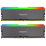 阿斯加特 （Asgard）DDR4 32G(16G*2) 3200  洛极系列W2  RGB灯条台式机内存条