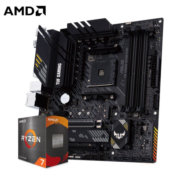 AMD 锐龙CPU 处理器 搭华硕B450B550CPU主板套装 板U套装 华硕TUF B550M-PLUS重炮手 R5 5600(散片)套装