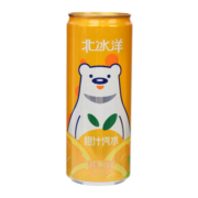 北冰洋 橙汁汽水 果汁饮品 果味碳酸饮料  330ml*24听 整箱装