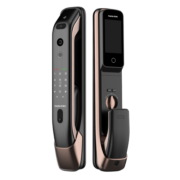 凯迪仕（KAADAS）K20 Pro Max智能锁 人脸识别大屏可视猫眼防盗推拉智能门锁指纹锁 K20 Pro Max红古铜