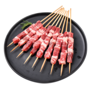西鲜记宁夏盐池滩羊 原切羔羊肉串240g 附调料 180羔羊  BBQ烤肉食材