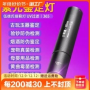 瑟溪 紫光灯鉴定专用365nm验钞烟酒鉴别翡翠照玉石手电筒强光紫外线笔