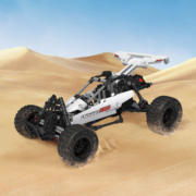 ONEBOT儿童玩具车汽车拼装送礼14+生日礼物小颗粒积木拼装模型沙漠赛车
