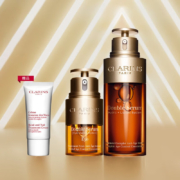 16点开始：CLARINS 娇韵诗 黄金双萃套装(双萃75ml+眼霜20ml)