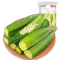 当零食吃的蔬菜：Be&Cheery 百草味 秋葵脆 50g*袋