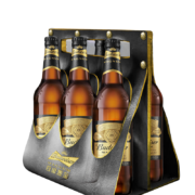 概率券：百威黑金 美式拉格啤酒 高浓度烈性 600ml*12瓶*2件