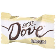 88VIP会员：Dove 德芙 奶香白巧克力6g喜糖果500g*1袋订婚结婚庆伴手礼婚礼散糖零食 1件装
