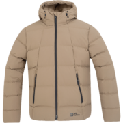 Jack Wolfskin狼爪羽绒服男秋冬新款户外运动防泼水保暖550蓬羽绒外套5221152 5221152-5136/姜饼色/偏小一码 L 180/100A充绒量：345G