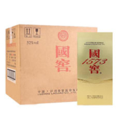 泸州老窖 国窖1573 国宝金 浓香型白酒 52度 500ml*6 整箱