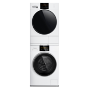 松下（Panasonic）白月光洗烘套装 10kg全自动滚筒洗衣机+9kg热泵变频烘干机 消毒洗 自清洁 除皱免熨 31JED+EH900W