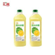 需首购：汇源 100% 阳光柠檬混合果汁 2L*2瓶
