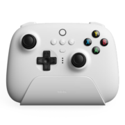 八位堂 8BitDo 猎户座真无线手柄 PC版 冰雪白+充电底座+接收器+数据线 支持PC电脑Steam平台 安卓盒子电视