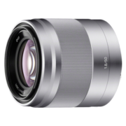 索尼（SONY）E 50mm F1.8 OSS  APS-C画幅定焦镜头（SEL50F18）银色