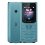 诺基亚（NOKIA）110 4G 移动联通电信全网通 老人老年直板按键手机 双卡双待 学生备用机 移动支付 蓝色