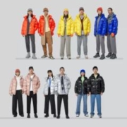 到手118 国货美特斯邦威羽绒服共2件