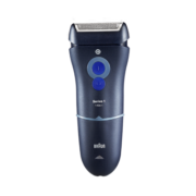 博朗（BRAUN）高效1系电动剃须刀140s//150s充电差旅便携往复水洗送男友送老公送老爸生日圣诞礼物实用 【1系基础款】140s 蓝色
