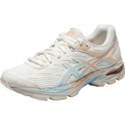 亚瑟士ASICS女鞋舒适回弹跑鞋网面透气跑步鞋运动鞋 GEL-FLUX 4【HB】 米色/粉色 38