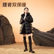 高梵 女王黑金鹅绒服王 2.0七格中长款 泡芙羽绒服